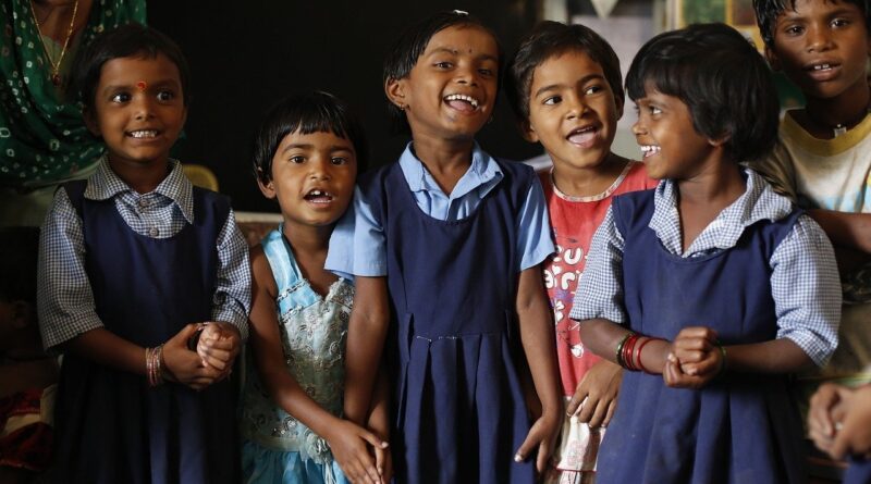 children, india, education
