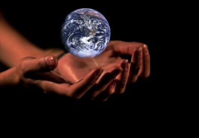 hands, globe, earth