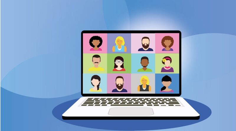 video conference, online, home office